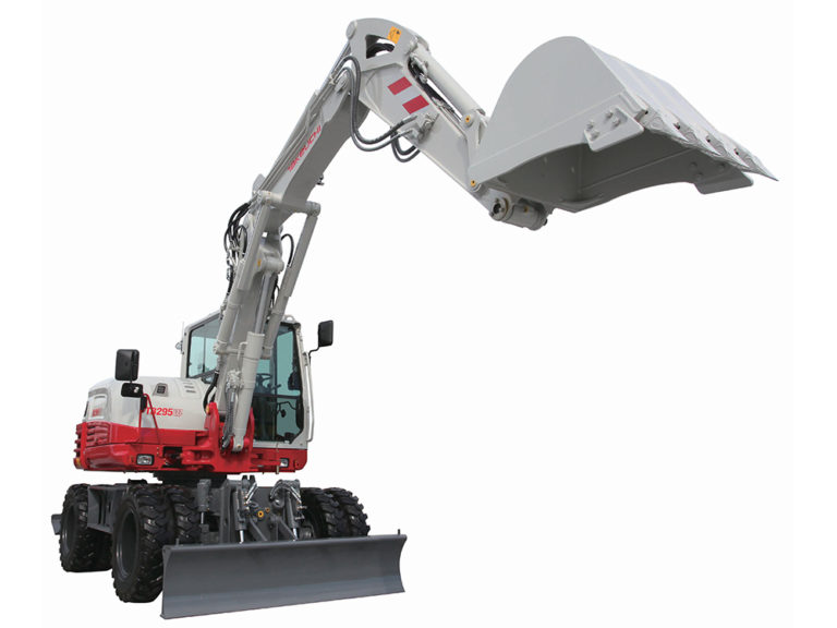 TAKEUCHI PELLE COMPACTE SUR PNEUS