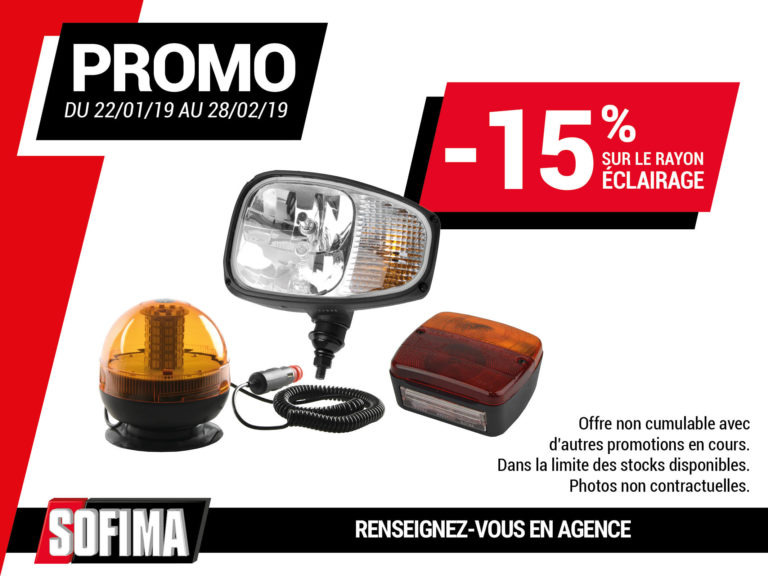 Promotions pièces & accessoires janvier fevrier 2019 phare