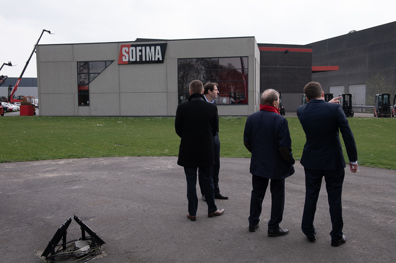 Marcel Braud MANITOU, visite SOFIMA Lille