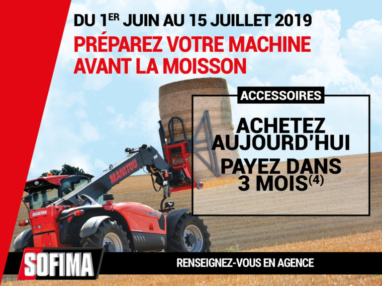 Promo accessoire MANITOU SOFIMA