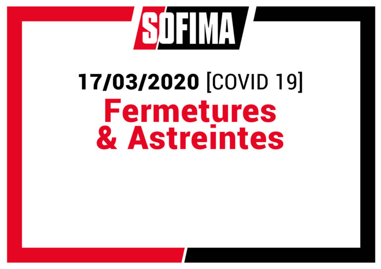 Fermeture et astreintes sofima