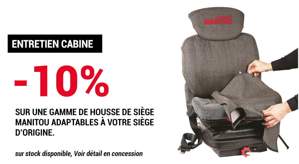 Housse siege manitou