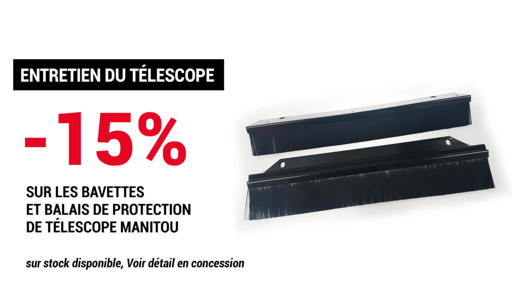 balais et bavette telescope manitou