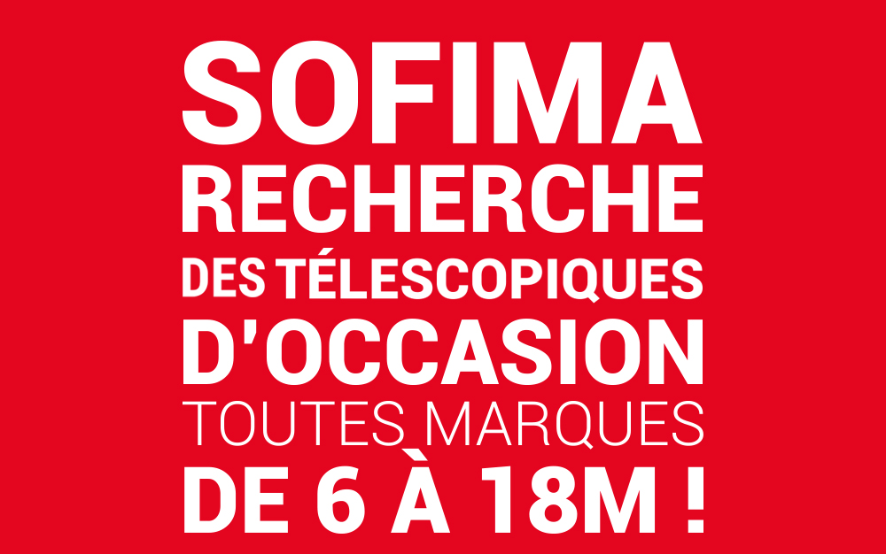 sofima recherche telescopiques occasion