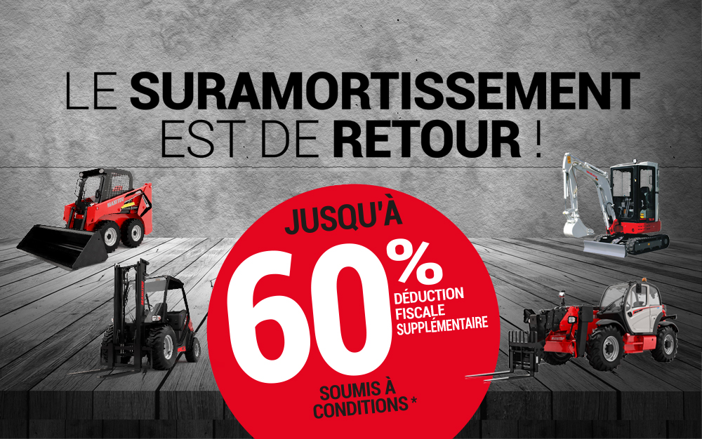 Suramortissement manitou takeuchi