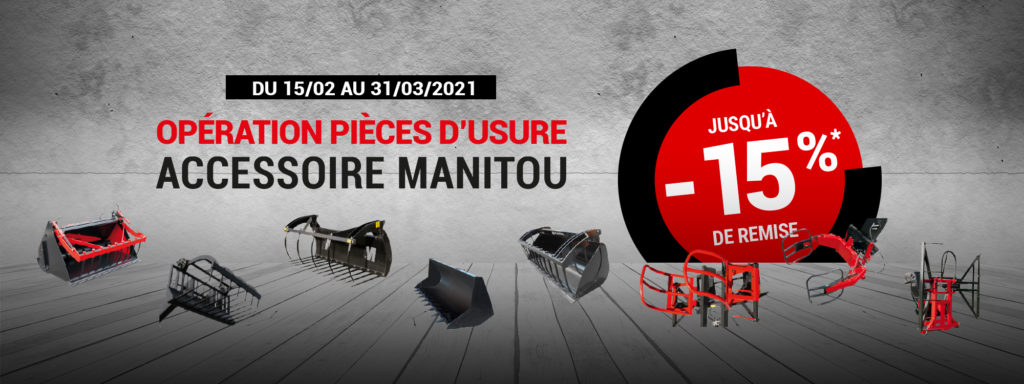 PROMO PIECES D'USURE SOFIMA MANITOU