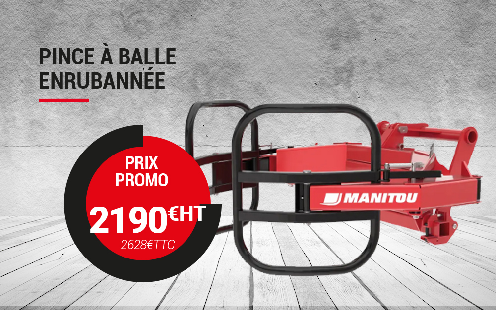 Pince à balle MANITOU en promo SOFIMA