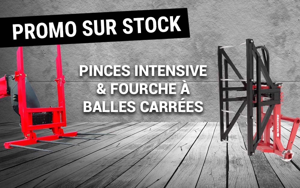 PROMO PINCE ET FOURCHE à BALLES MANITOU