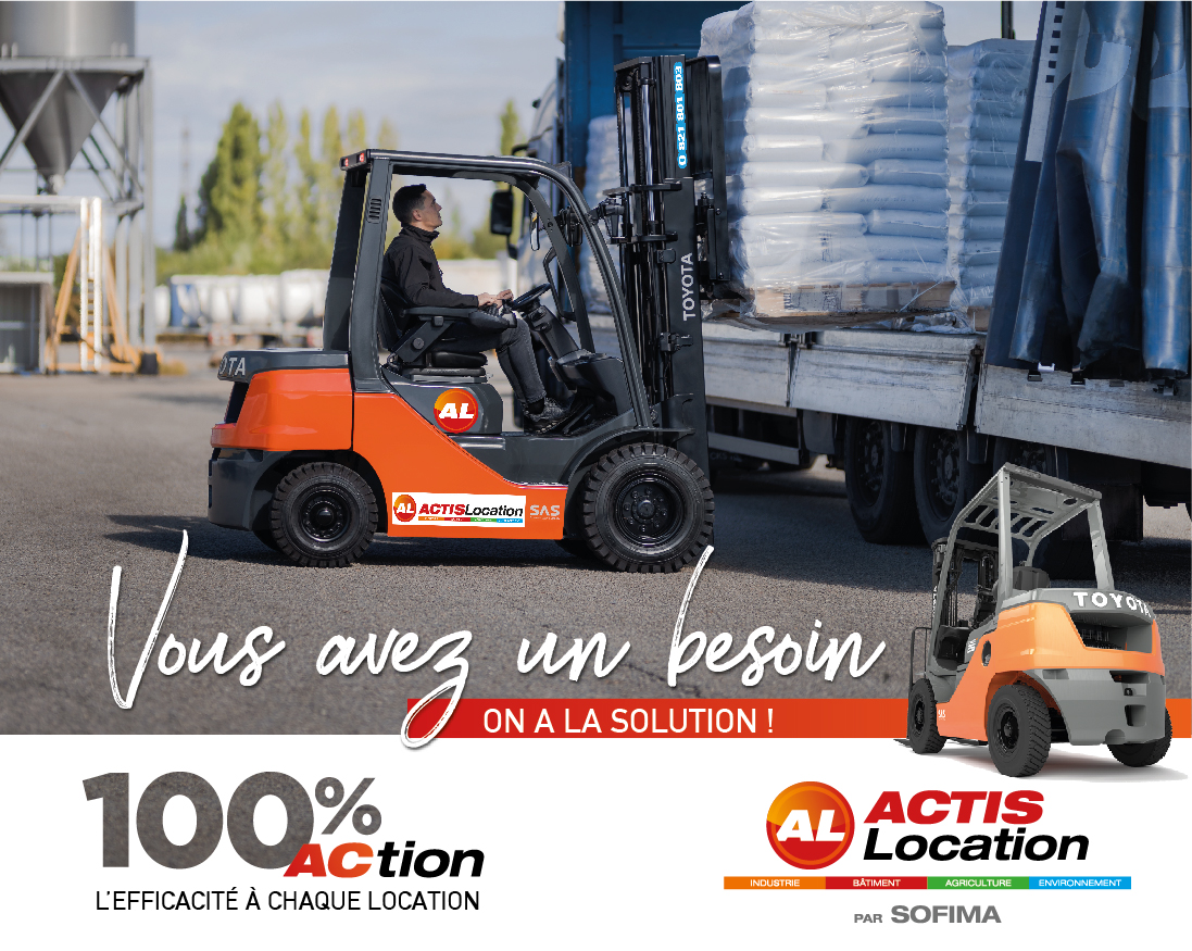 Location chariot frontal thermique chez ACTIS LOCATION par SOFIMA