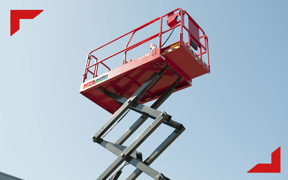 nacelle ciseaux electrique manitou