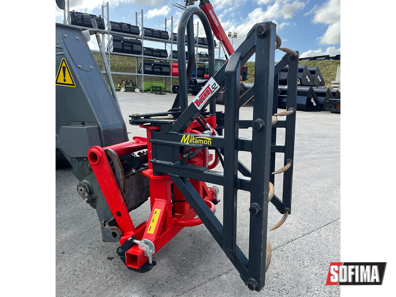 Pince à paille Bugnot Synchrogrif 2x4 dents