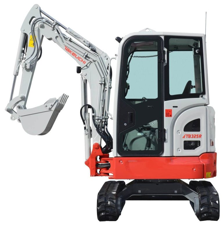 Takeuchi TB325R, mini-pelle compacte 2,5 tonnes